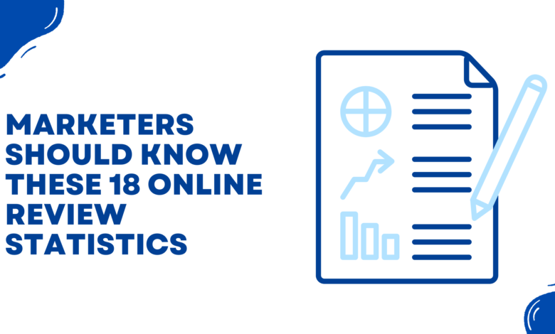 MARKETERS SHOULD KNOW THESE 18 ONLINE REVIEW STATISTICS