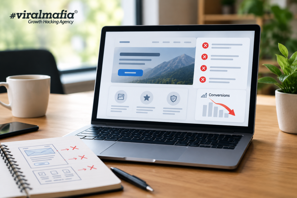 Landing Page Mistakes That Kill Ad Conversion Rates